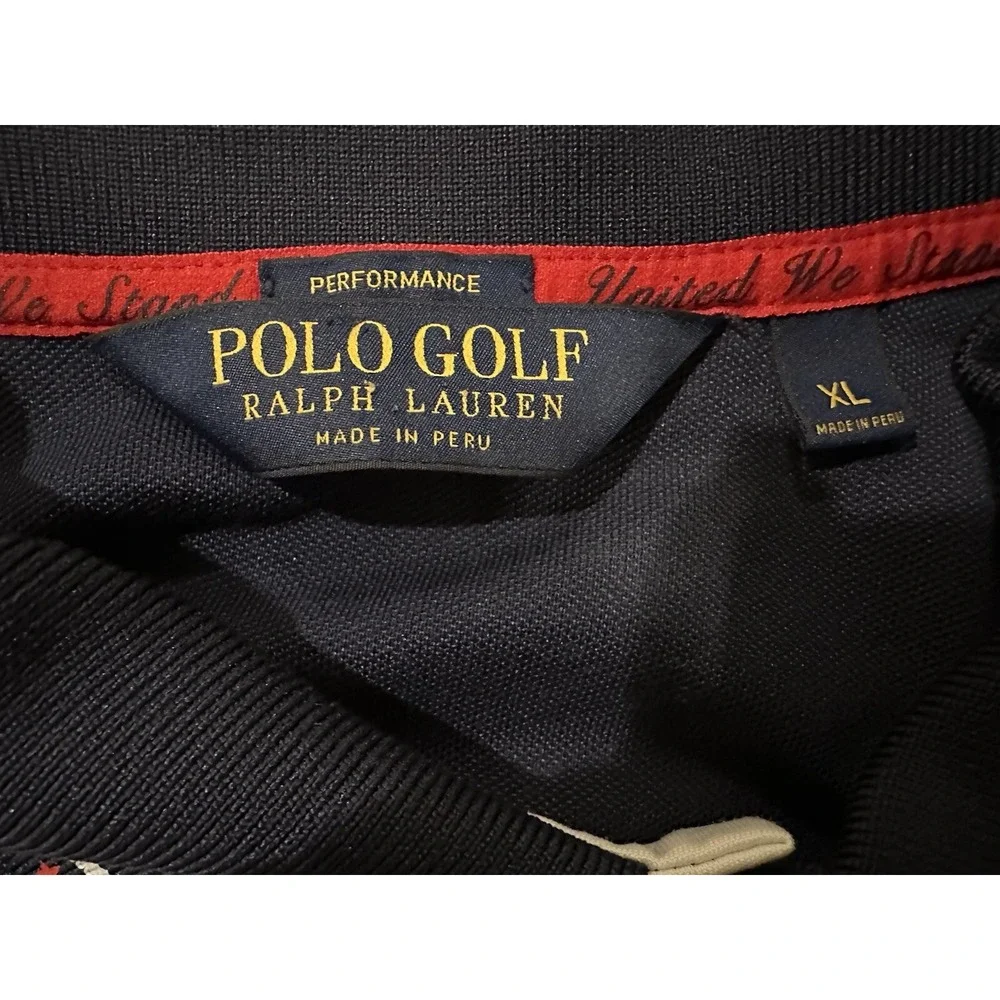 POLO GOLF RALPH LAUREN‎ Mens Polo Shirt Performance Ryder Cup USA Big Pony XL